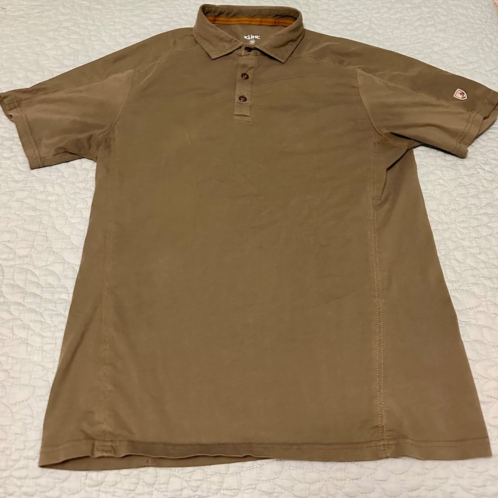Kuhl Wayfarer polo shirt medium Olive